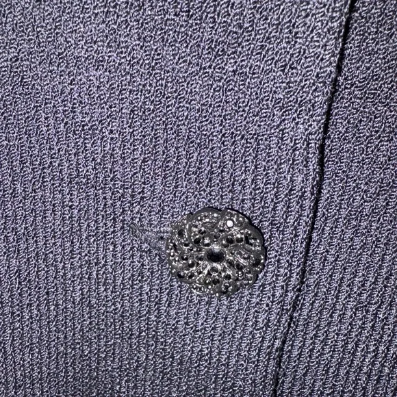 St. John Evening Jacket & Skirt w/Satin Cuffs & Collar EUC Santana - Picture 3 of 11